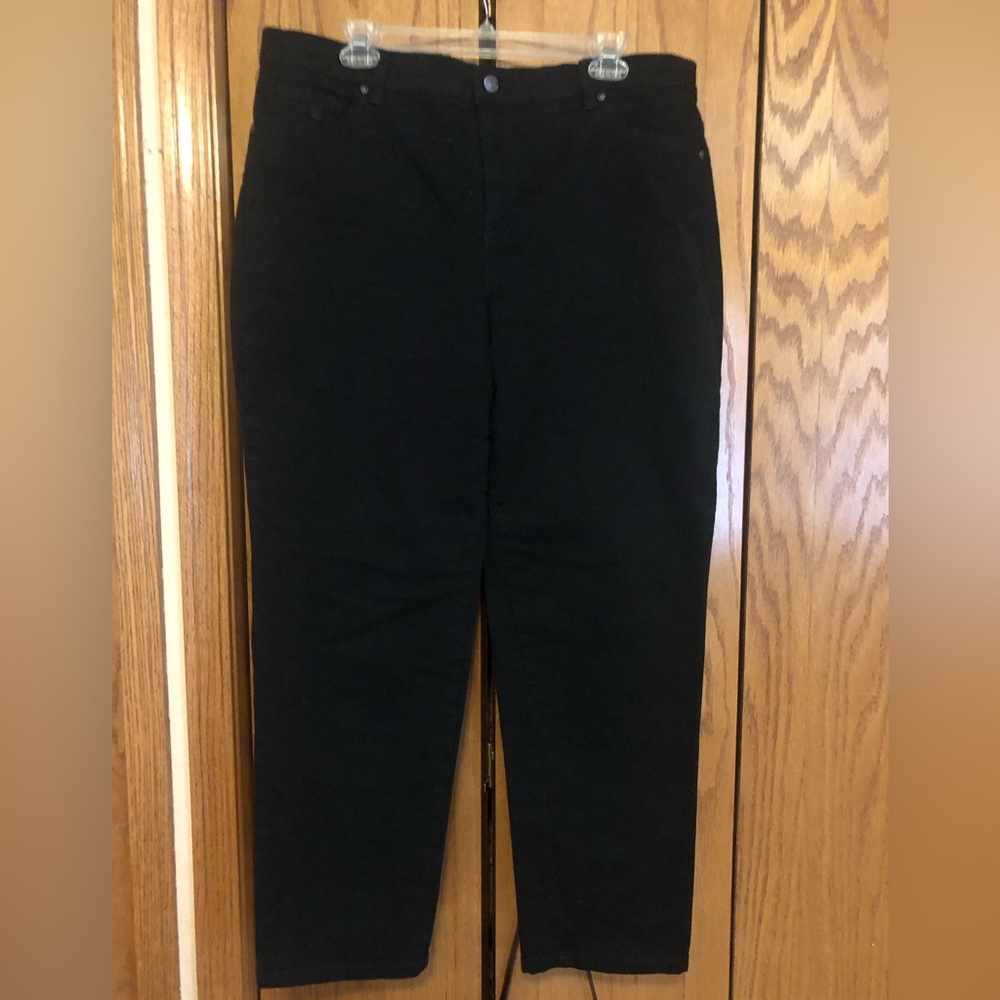 Gloria Vanderbilt Amanda black jeans size 16W